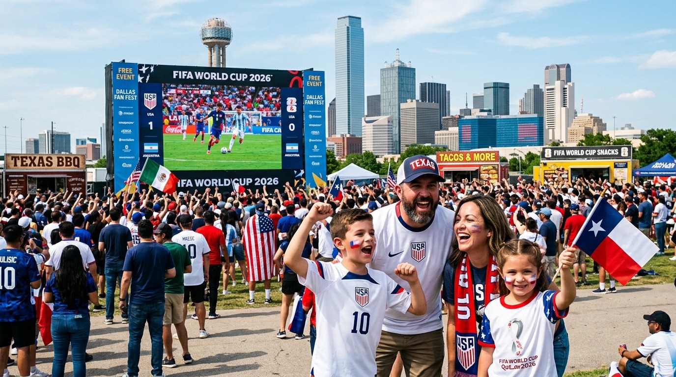 Free FIFA World Cup 2026 Texas fan fest family