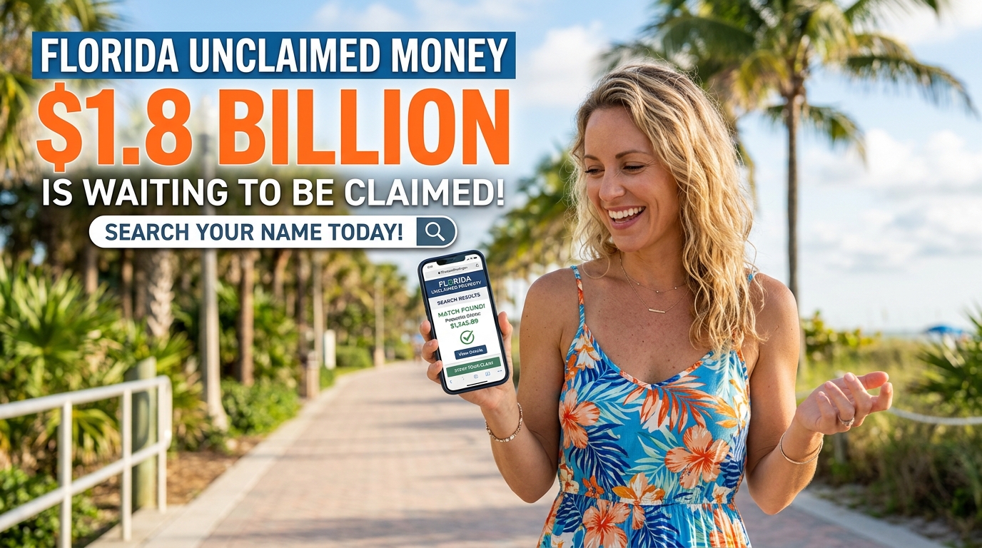 florida unclaimed money claim amount average 2026 check proof
