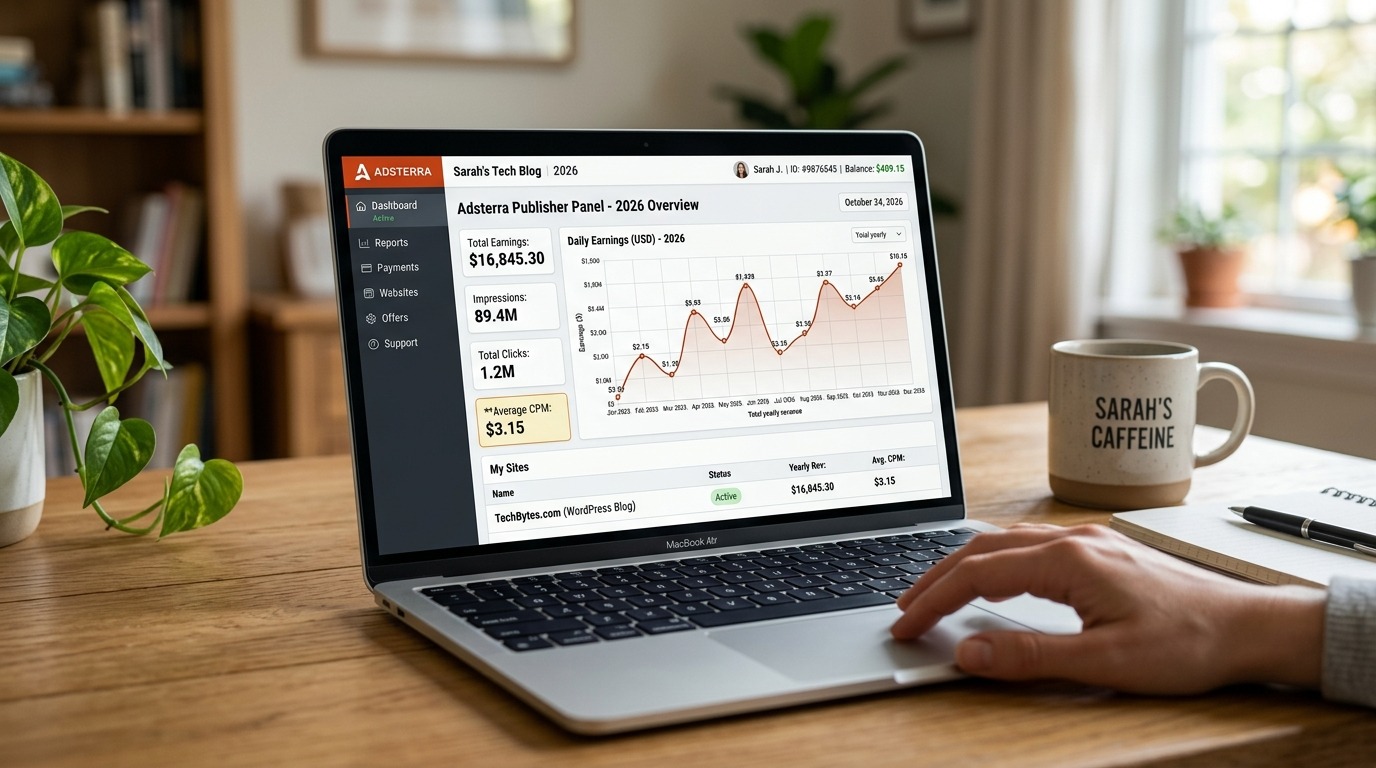 Adsterra Ads Dashboard Adsterra ads dashboard earnings 2026
