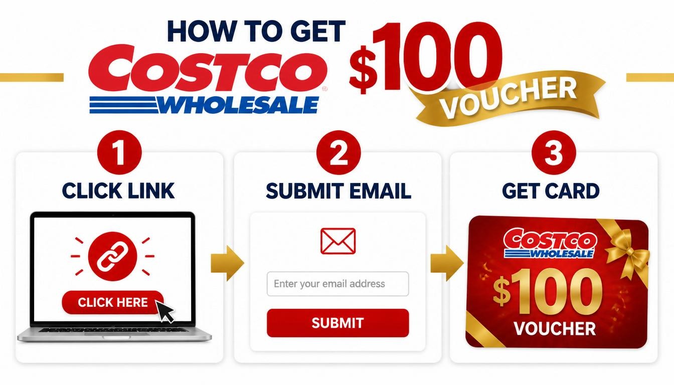 How to claim Costco 100 voucher step by step