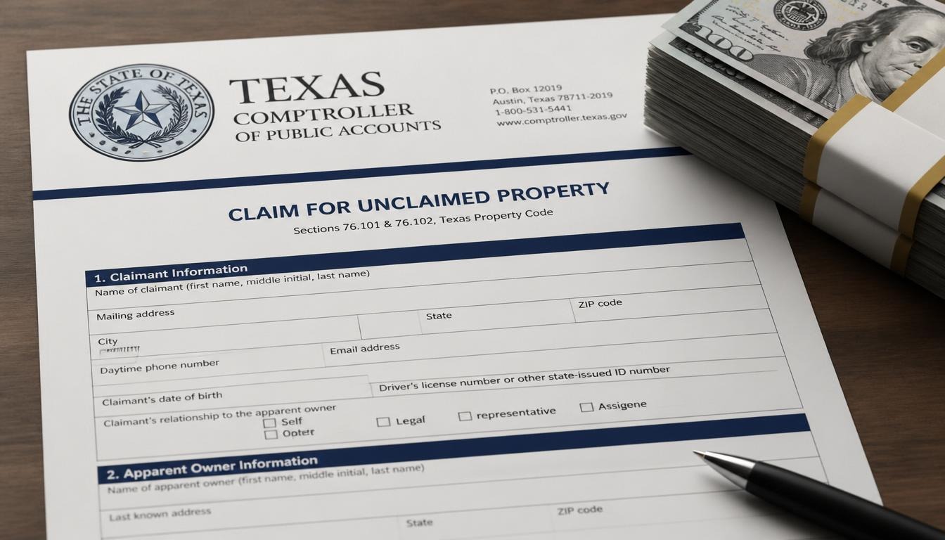 Unclaimed Funds Texas Comptroller: Claim 2026