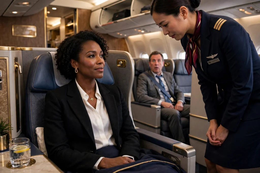 Kicked Maid Out of First Class Owned Airline kicked maid out of first class owned airline justice